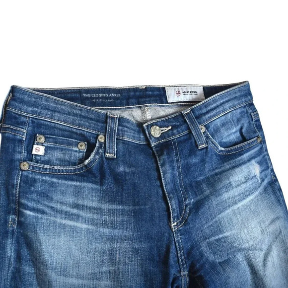 AG Adriana Goldschmied The Legging Ankle Super Skinny Jeans Distressed 26R - Picture 5 of 12
